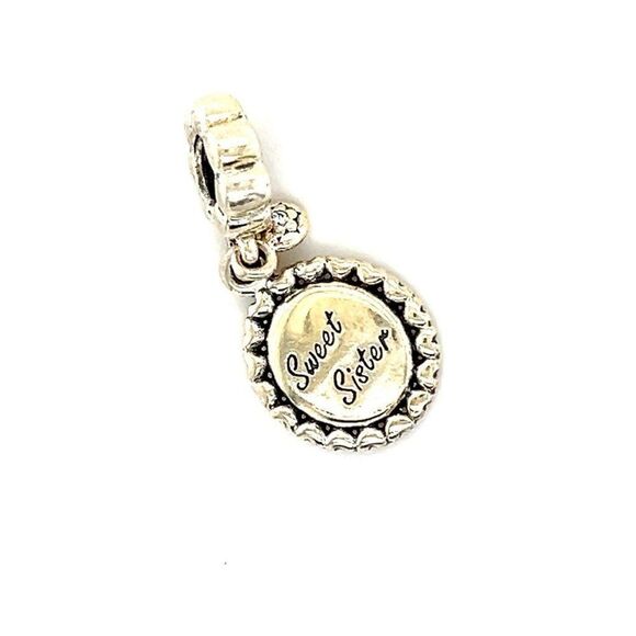 Pandora Sweet Sister Dangle Charm - Picture 1 of 4